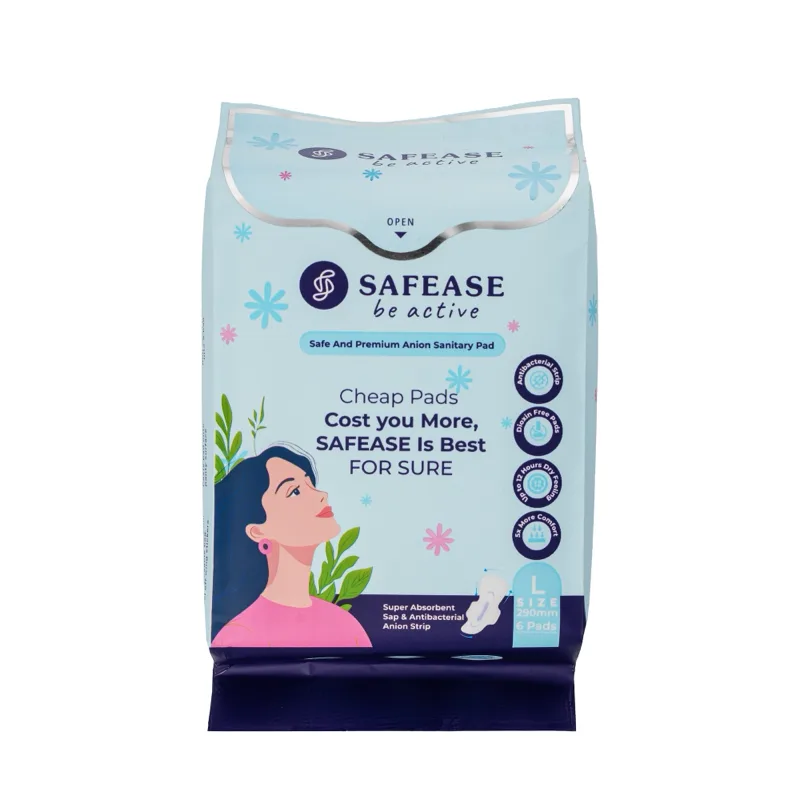 Safease Regular L Size 290mm 6 pads pack